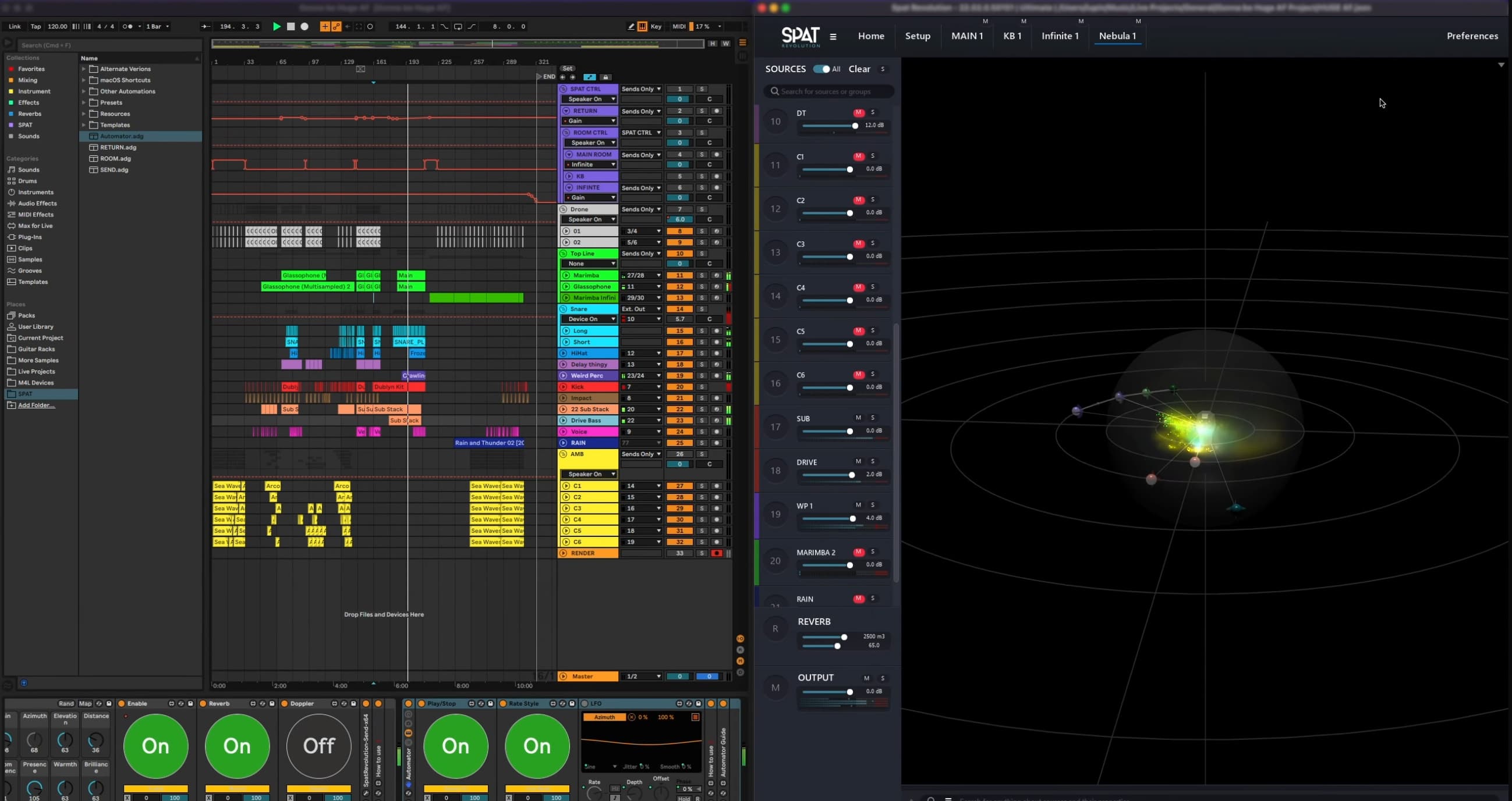 Ableton Live Tools for SPAT Revolution