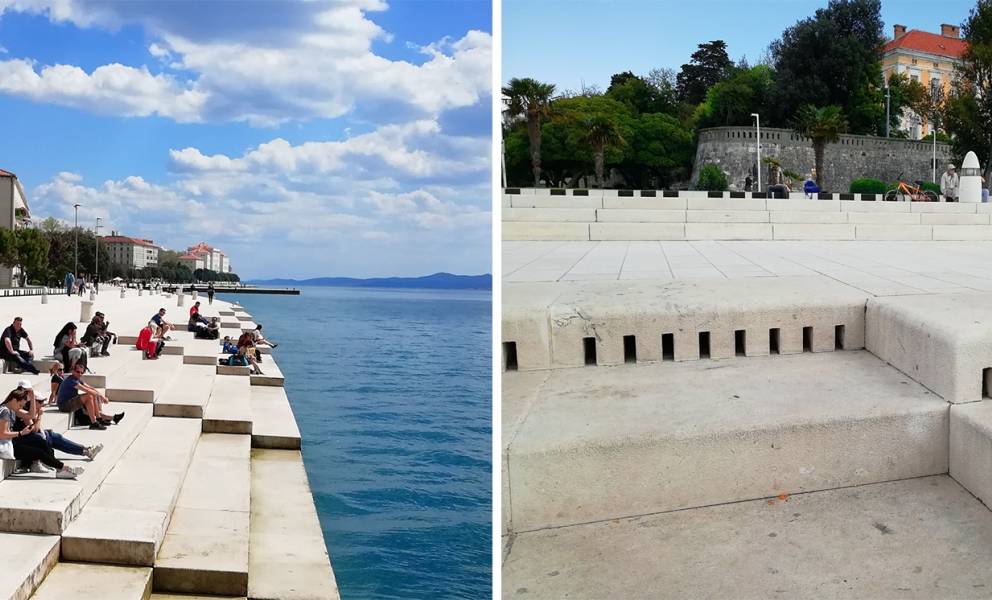 Sea Organ of Zadar in Croatia
