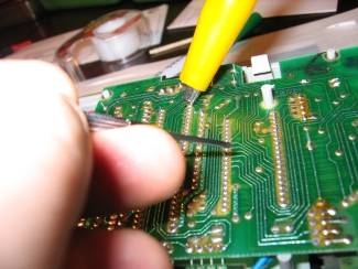 Soldering work