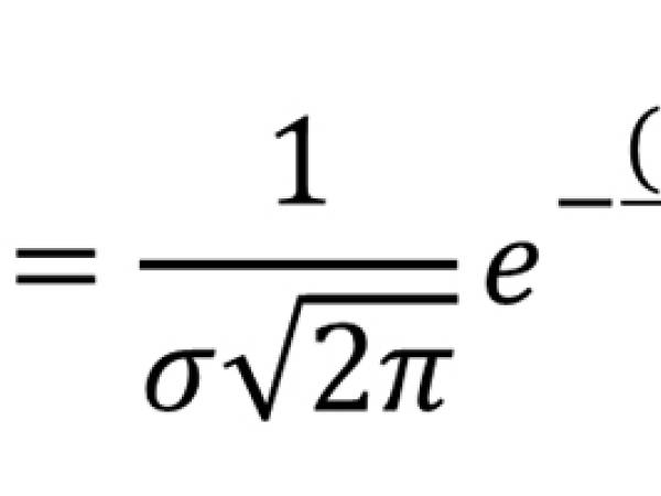 Gaussian distribution