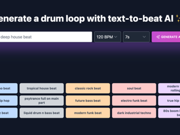 drumloop genreate screenshot